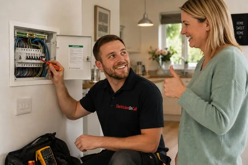ElectriciansOnCall carrying out commercial inspection and testing of an electrical installation in Canterbury
